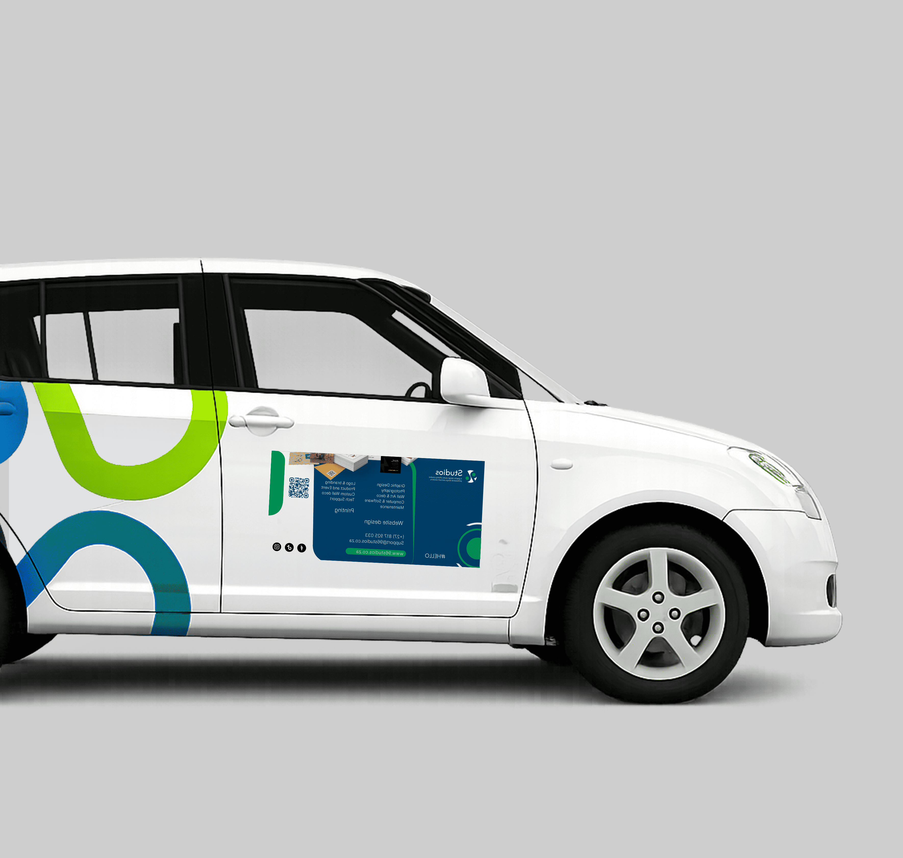 vehicle sticker magnet design